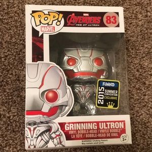 Never Opened Grinning Ultron Pop Vinyl Bobble Head